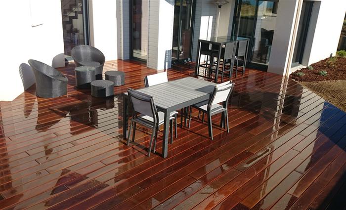 Terrasse IPE Binic 22 - paysagiste Côtes d'Armor 