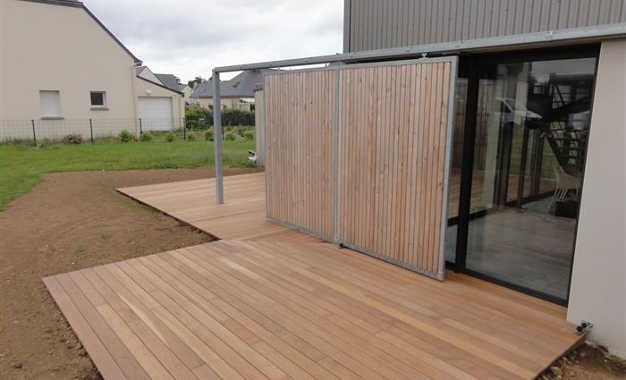 Terrasse IPE Pléneuf-Val-André 22 - paysagiste 