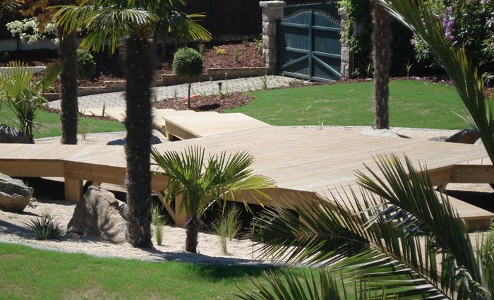terrasse bois Côtes d'Armor - créateur de jardin 22