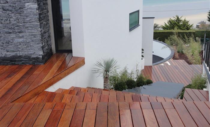 APJ OUEST Terrasse en IPE et escalier aux Rosaires Plérin 22