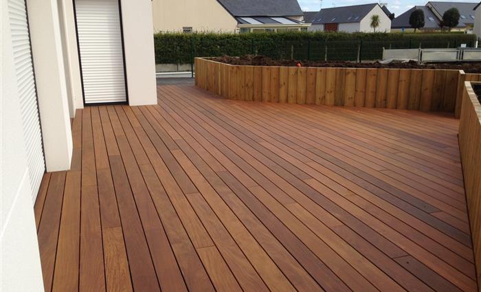 Terrasse IPE Binic - paysagiste 22