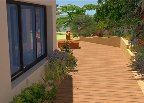 jardin sur plan Lancieux - aménagements extérieurs 22